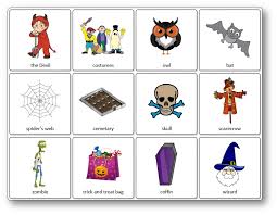 You can increase the number of the cards in the matching game, and so the level of difficulty, thanks to the buttons located below the game. Halloween Matching Game Free Printable Speak And Play English