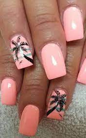 tropical nail art beach nail designs