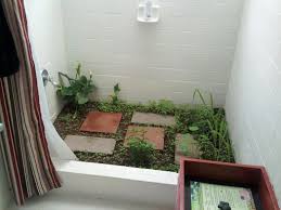 garden in the shower a moss bathmat