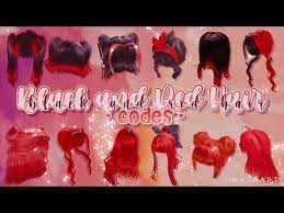 red hair codes roblox bloxburg