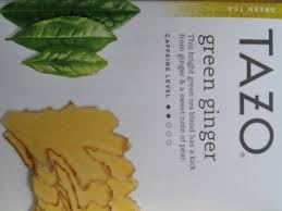 review tazo green ginger tea