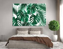 Tropical Palm Leaves Wall Art Palm Leaf