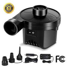 Campbell hausfeld af010800 12 air inflator (power source: Techshareloyo003 Techshare Electric Air Pump For Inflatable Air Mattress Pump With 3 Nozzles Inflator Deflator Pumps For Outdoor Air Mattress