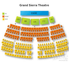 Grand Sierra Theatre Seating Chart Amp Events In Reno Nv