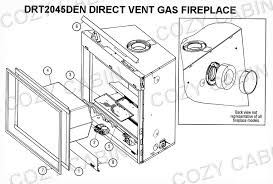 Direct Vent Gas Fireplace Drt2045den