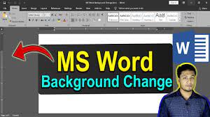 ms word background color change how