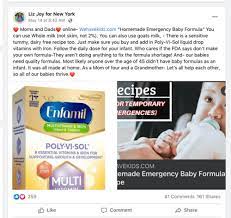 liz joy promotes diy baby formula