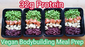 high protein vegan bodybuilding meal
