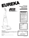 free eureka carpet cleaner user manuals