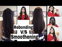 hair rebonding hair smoothening