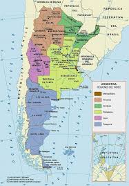 Argentina has long played an important role in the continent's history. Argentina Regions Map