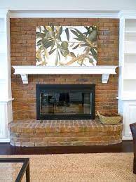 red brick fireplaces