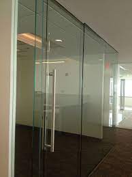 Frameless Glass Office Fronts With