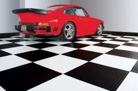 checkerboard garage floor garage