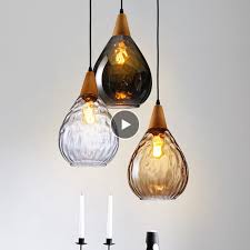 lukloy modern led pendant lights water
