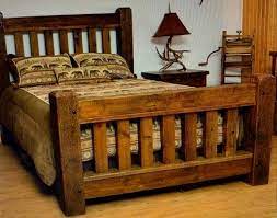 Double Bed Solid Pine Wood Bed Frame