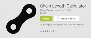 Cycling App Of The Week Chain Length Calculator Road Cc