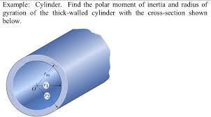Cylinder Find The Polar Moment Of