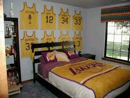 lakers room basketball bedroom kids