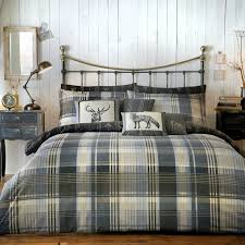 Connolly Check Charcoal Bedding