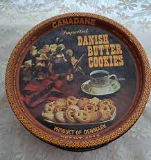 Canadane - Danish Butter Cookies - EMPTY Round Metal Tin Vintage Product  Denmark | eBay
