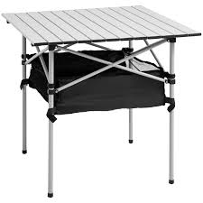 Outsunny Aluminum Roll Top Table W