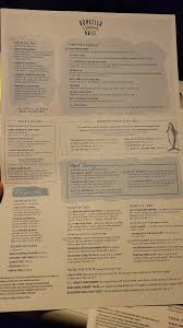 menu at bonefish grill restaurant