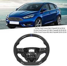 The updated version features a new redesigned front end design, incorporating ford's new family grille and slimline headlights. Lenkrader Auto Lenkradhullen Carbon Lenkrad Lenkrader Lenkradnaben Rutschfester Wildleder Mit Nahlenkrad Passend Fur Focus St Rs Mk3 2015 2018 Blau Amazon De Auto Motorrad