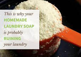 your homemade laundry soap might be
