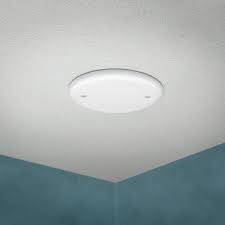 Exposed work covers are 1/2 raised. Carlon 4 In White Non Metallic Round Blank Ceiling Box Cover Cpc4wh The Home Depot