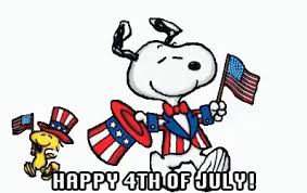 Happy 4th Fourth Of July GIF - Snoopy Fourth Gifs Happy Fourth - Discover & Share GIFs
