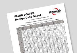 Data Sheets Womack Machine Supply Company