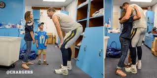 San diego chargers franchise quarterback philip rivers enters the final year of his contract. Los Angeles Chargers On Twitter Philip Rivers Shares A Special Moment With His Daughter And Son After Yesterday S Win Family Chargers Http T Co Q4oug9dfsq