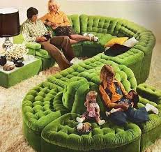 Green Sectional Living Room Couch