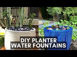Diy Planter Water Fountain With Pond