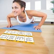 exercise cards bodyweight home gym