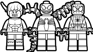 Lego spiderman coloring pages are a great way to get your kids coloring. Lego Spiderman Coloring Pages For Kids Drawing With Crayons