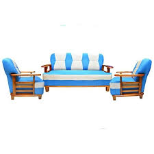Modern Wooden Sofa Set Design With