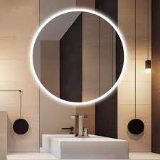 Touch Screen Smart Bathroom Mirror Light Led Light Bathroom Large Round Toilet Wall Hanging Wall Bathroom Mirror Light Arandela Led Indoor Wall Lamps Aliexpress