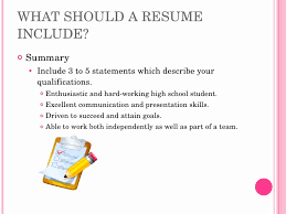 How To Make A Resume For A Highschool Student 27746 Allmothers Net