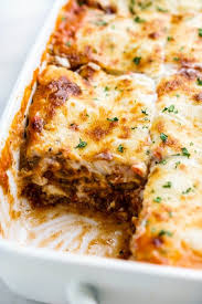 lasagna with béchamel sauce the best