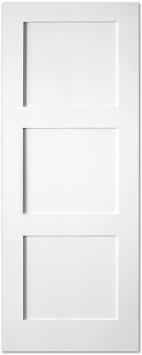 3 Panel Mdf Door With Square Top Solid