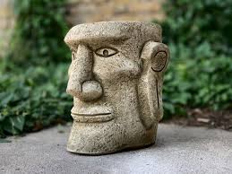 Large Easter Island Statue Concrete