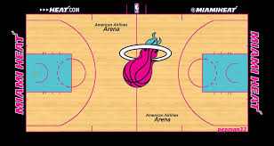 We do it for #heattwitter and for #heatculture. Miami Vice Concept Court Heat