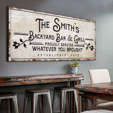 Sign For Home Bar Wall Art
