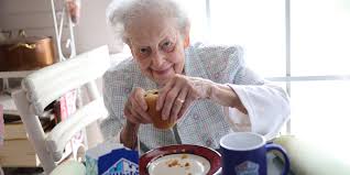 woman celebrates her 100th birthday