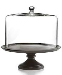 Certainly not for the conventional, a black cake stand will make a statement and. Martha Stewart Collection Black Ceramic Cake Stand With Dome Cake Stand With Dome Cake Stand Ceramic Glass Cake Stand
