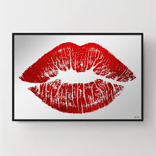 Solid Kiss Red Lips Mirror Zgallerie