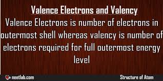 difference between valence electrons