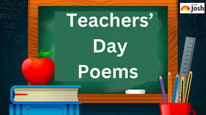 teachers day poems to express